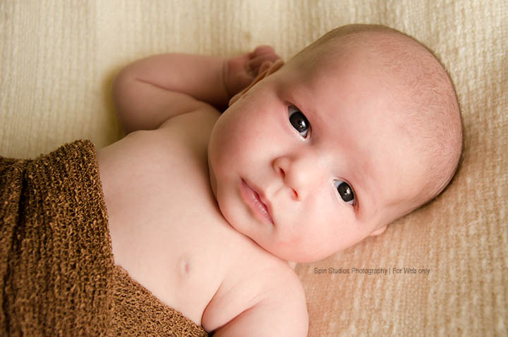 Natural White Bear Lake MN Newborn Portraits by Spin Studios Photography